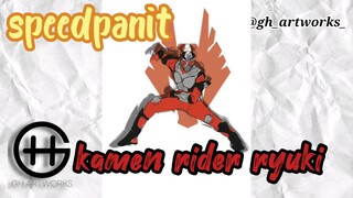 (speedpaint) kamen rider ryuki