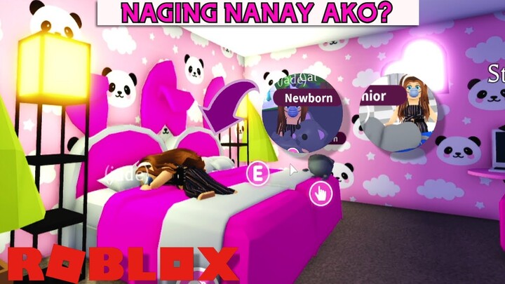 NAGING NANAY AKO? | ROBLOX | ADOPT ME (TAGALOG)