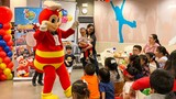 My Cousin Kaleb's Jollibee Birthday Party | Blowing the Cake Candles