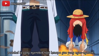 luffy ngerokok