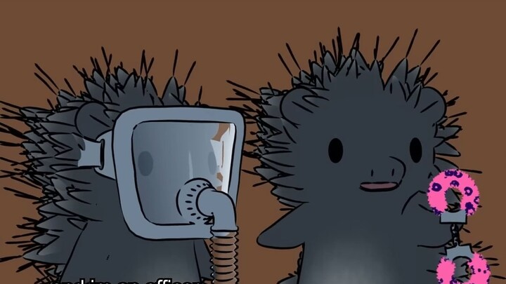 【Natural Habitat Shorts】中字 | 豪猪生性孤独，但在寒冷的冬季可能会与其他豪猪一起筑巢 | 自然观察局 | 原创动画 | 小短片
