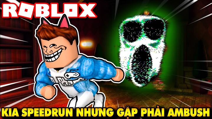 Roblox | KIA THỬ THÁCH SPEEDRUN PHÁ ĐẢO 100 DOORS NHƯNG GẶP PHẢI AMBUSH - DOORS 👁️ | KiA Phạm