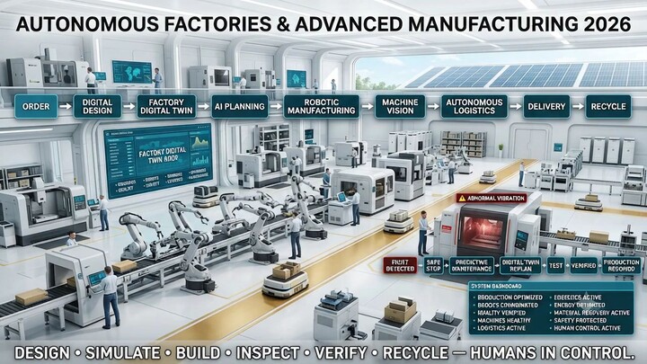 Autonomous Factories 2026 🤖 | The Future of Smart Manufacturing