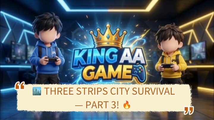 🎮 Minecraft Survival | Three Strips City — Part 3 🏙️