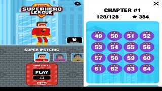 The Superhero League SUPER PSYCHIC Level 49-64 Walkthrough 3 Stars
