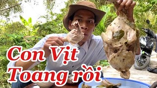 Vịt mập lù hấp lá chanh chấm muối ớt siêu cay