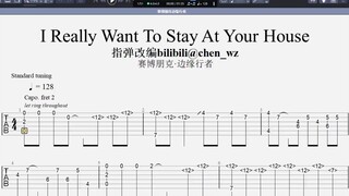 【指弹吉他谱】【赛博朋克·边缘行者】I Really Want to Stay At Your House