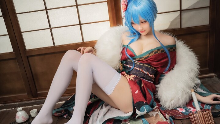 Cosplay Saus Guashi Azur Lane Sakura Fox