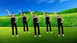 Happy dance aerobics "Little Apple" is dynamic, simple and easy to learn