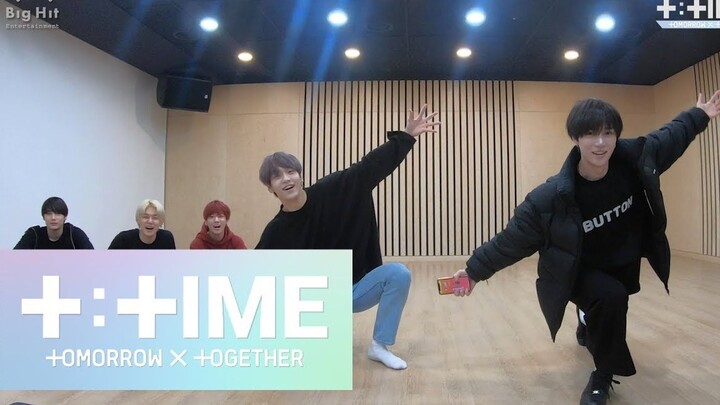 [TXT Archive · Chinese Subtitles] 200505 [T:TIME] One day in the practice room, a dance game showdow