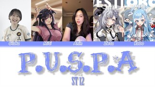 PUSPA - ST 12 | Cover by Cookiered, Mythia Batford, Anin, Vestia Zeta, Kobokanaeru (Ai Cover)