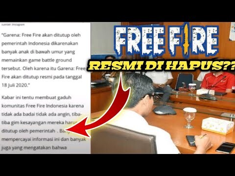 FREE FIRE DI HAPUS 18 JULI 2020 😭❓❓ BENARKAH FREE FIRE DI TUTUP PEMERINTAH SIMAK DEH VIDEO NYA!‼️❓