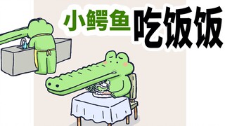 【小矛动物园】你没见过的小鳄鱼吃饭饭