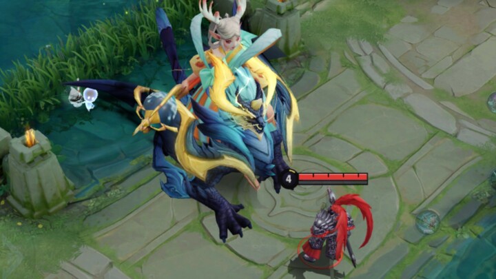 Let’s start with a 91% win rate playing Yao on the Dragon King against Lü Bu.
