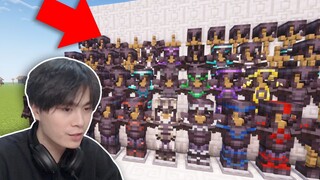 I have collected all the texture template armors in MC!!!