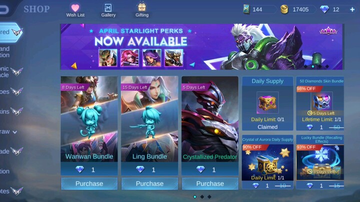 Only 1 diamond for wanwan mworld bundle