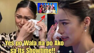 Kim Chiu,Emosyonal Na NagLabas ng Hinanakit  at Saloobin sa Its Showtime at Sa Mga host nito!