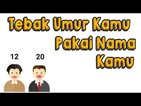 Trik sulap tebak umur Pakai Nama Kamu 2019! | matematika