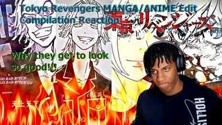 Tokyo Revengers Anime/Manga edit compilation |Blank's Reaction|  Oh they got pretty boys in TR to 😤