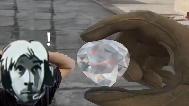 ฉันถือหิน<(ºOº)>