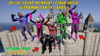 BELIAL SQUAD MEMBUAT ISTANA UNTUK ULTRAMAN CANTIK JAHAT - GTA 5 MOD ULTRAMAN