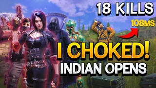 I CHOKED A 20 BOMB IN AN INDIAN LOBBY WITH 100+MS | CALL OF DUTY: MOBILE BATTLE ROYALE