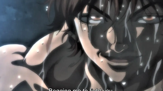 Oliva ฉี่บน Baki ในฉากคุก Hanma Baki ลูกชายของ Ogre คำบรรยายภาษาอังกฤษ