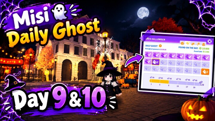 Misi Daily Ghost Day 9 & 10 Bloxburg Event Halloween
