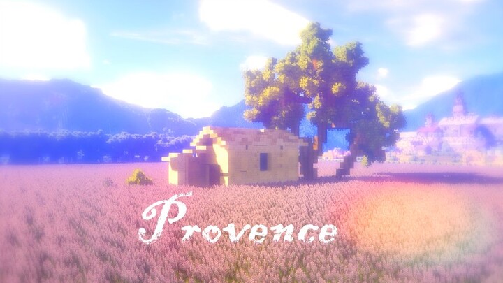 【Minecraft】The most romantic MC you have ever seen, Provence, France - the world of love and romance