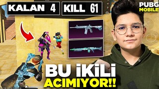 KİMSEYE ACIMADIM! BU İKİLİ BİR ARADA YOK EDİYOR! - PUBG MOBİLE