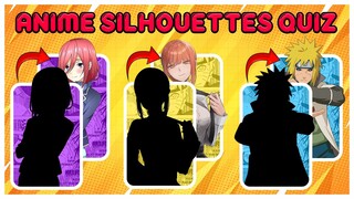 Anime Silhouettes Quiz | Guess The Anime Character 🧩👥