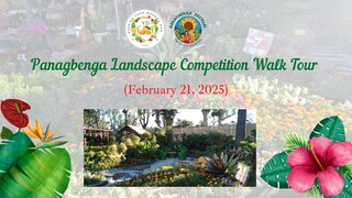 Panagbenga Landscape Competition Walk Tour 2025