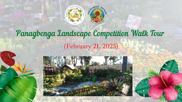 Panagbenga Landscape Competition Walk Tour 2025
