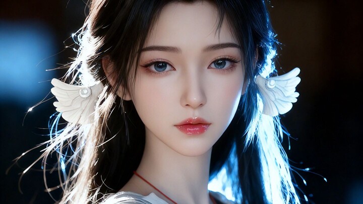 Wallpaper ponsel 4K HD cosplay Song Yu dari anime “Cerita Kultivasi Orang Biasa”, untuk layar kunci 