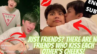 OhmNanon ไม่มีเพื่อนคนไหนมาจูบแก้มกัน