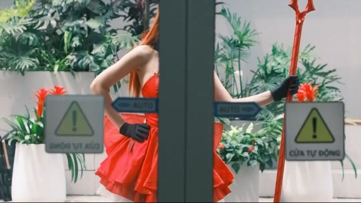 Cosplay women in red 🎵 OSM Original Song by Santa Goodlove