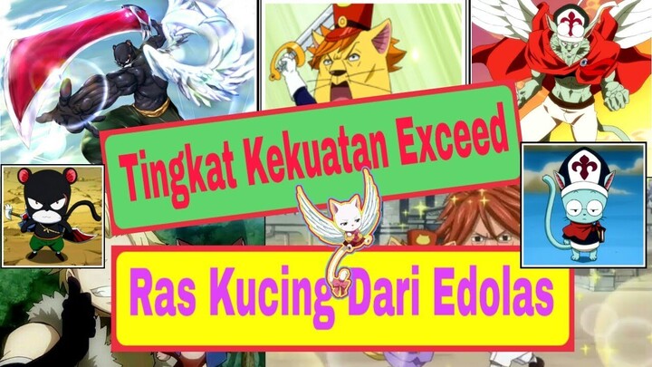 Para Exceed Tiada Tanding Dalam Anime Fairy Tail