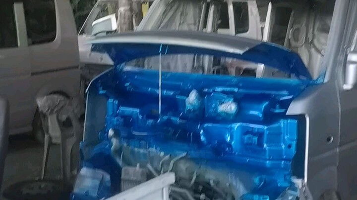 #MAZUKI PAINT CANDY BLUE NOT YET FILISH