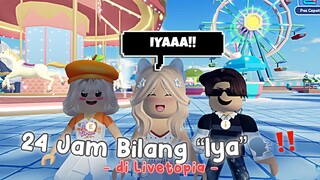 24 JAM BILANG “IYA” 🗣️ Marsya dan Sulthan Minta Apa Aja Yaa.. 🤔 | Roblox Livetopia Indonesia🇮🇩 |