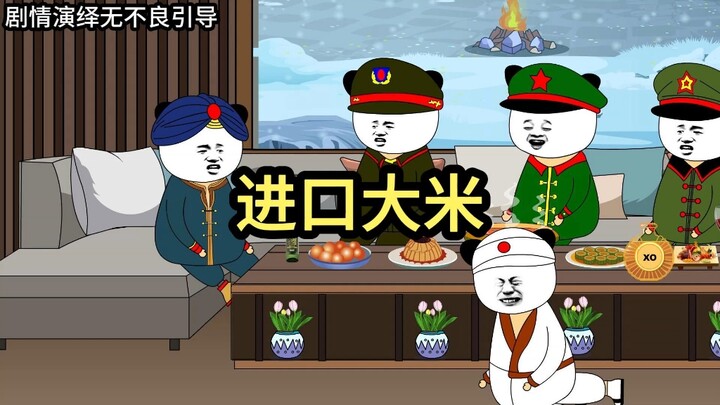 你们为什么进口大米？是吃不饱吗？