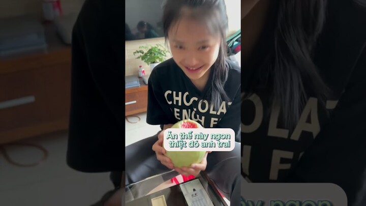 Khi đứa em bé bỏng của anh nói muốn ăn dưa hấu #douyin #tiktok #trending