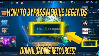 HOW TO BYPASS DOWNLOADING RESOURCES IN MOBILE LEGENDS? (2020 PATCH AAMON)