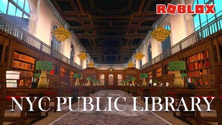 NYC Public Library Tour! | Bloxburg