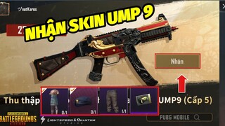 Cách nhận vé quay đồ và skin UMP 9 Free Siêu Đẹp PUBG Mobile | Karos TV