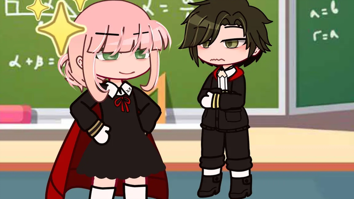 ✏️ "สูงไป" 📝 SpyxFamily Highschool AU Anya x Damian ;《 Gacha Club 》ฉันลืมกิ๊บอันยาส