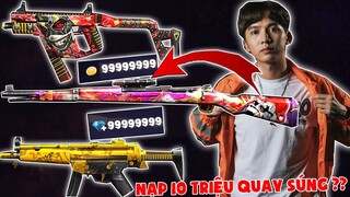 THỬ THÁCH T GAMING NẠP 10 TRIỆU QUAY SÚNG LÚC 1H ĐÊM VÀ CÁI KẾT TRONG FREE FIRE ??