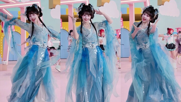 “This footwork feels so good! Here’s a little BDF-style fan dance to blow you away!”