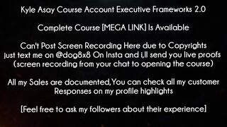 Kyle Asay Course Account Executive Frameworks 2.0 download