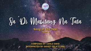 Gidget Dela Llana - Sa 'Di Mabilang na Tala by Carlo David (Lyric Video)