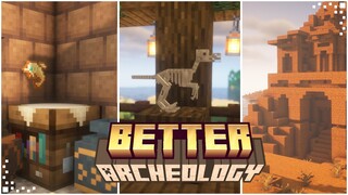 Better Archeology (Minecraft Mod Showcase) | Improved Archeology & Artifacts | Fabric & Forge 1.20